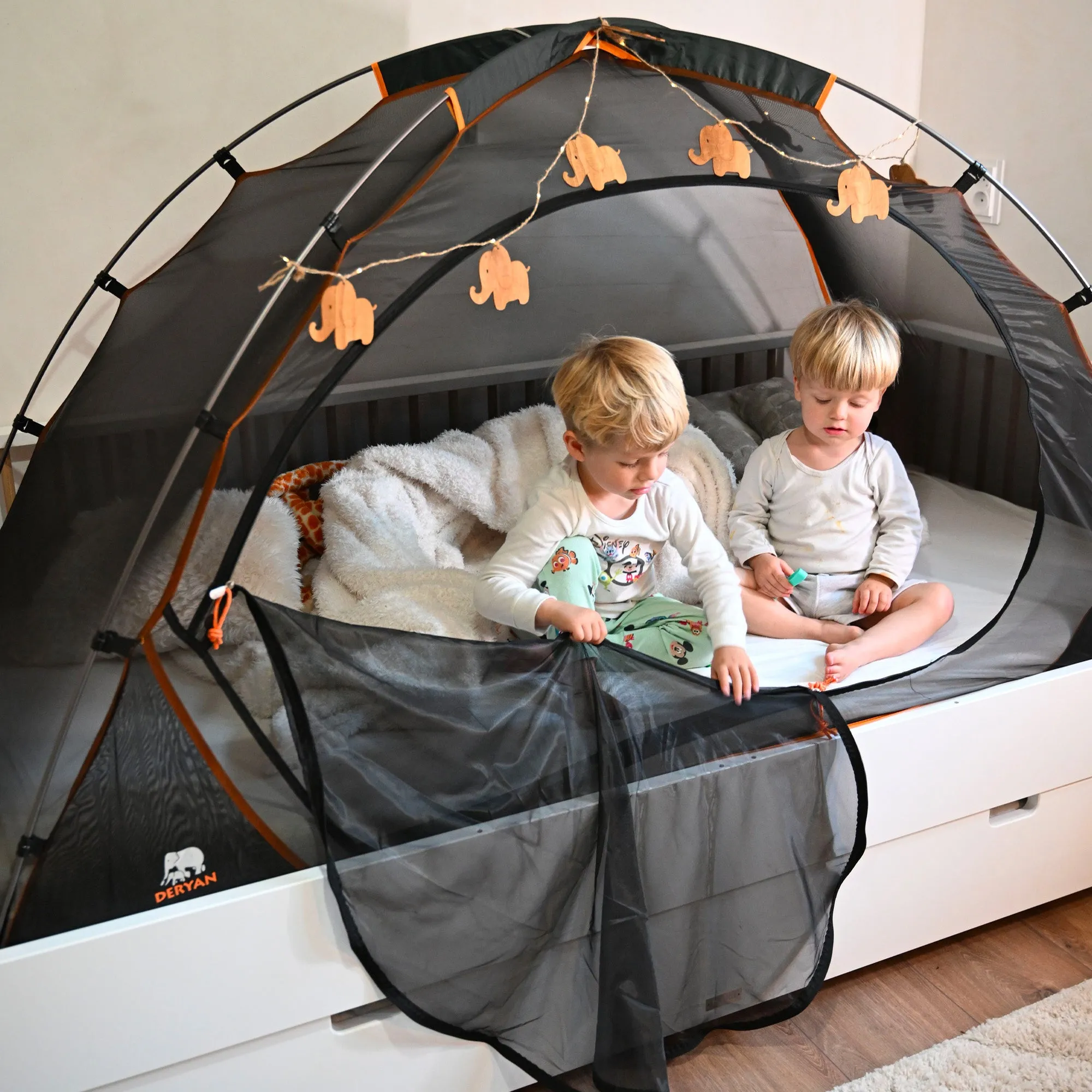 Bed Tent Black 200x90 cm - Image 5
