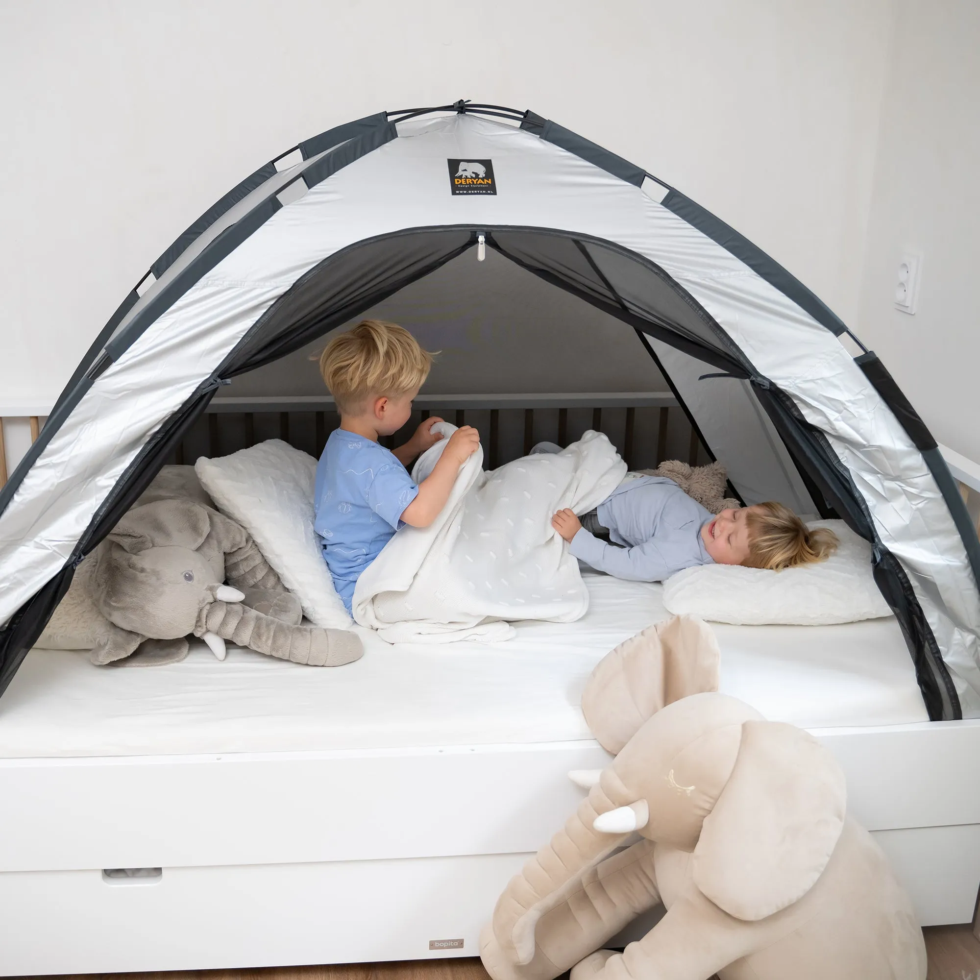 Bed Tent Silver 200x90 cm - Image 5