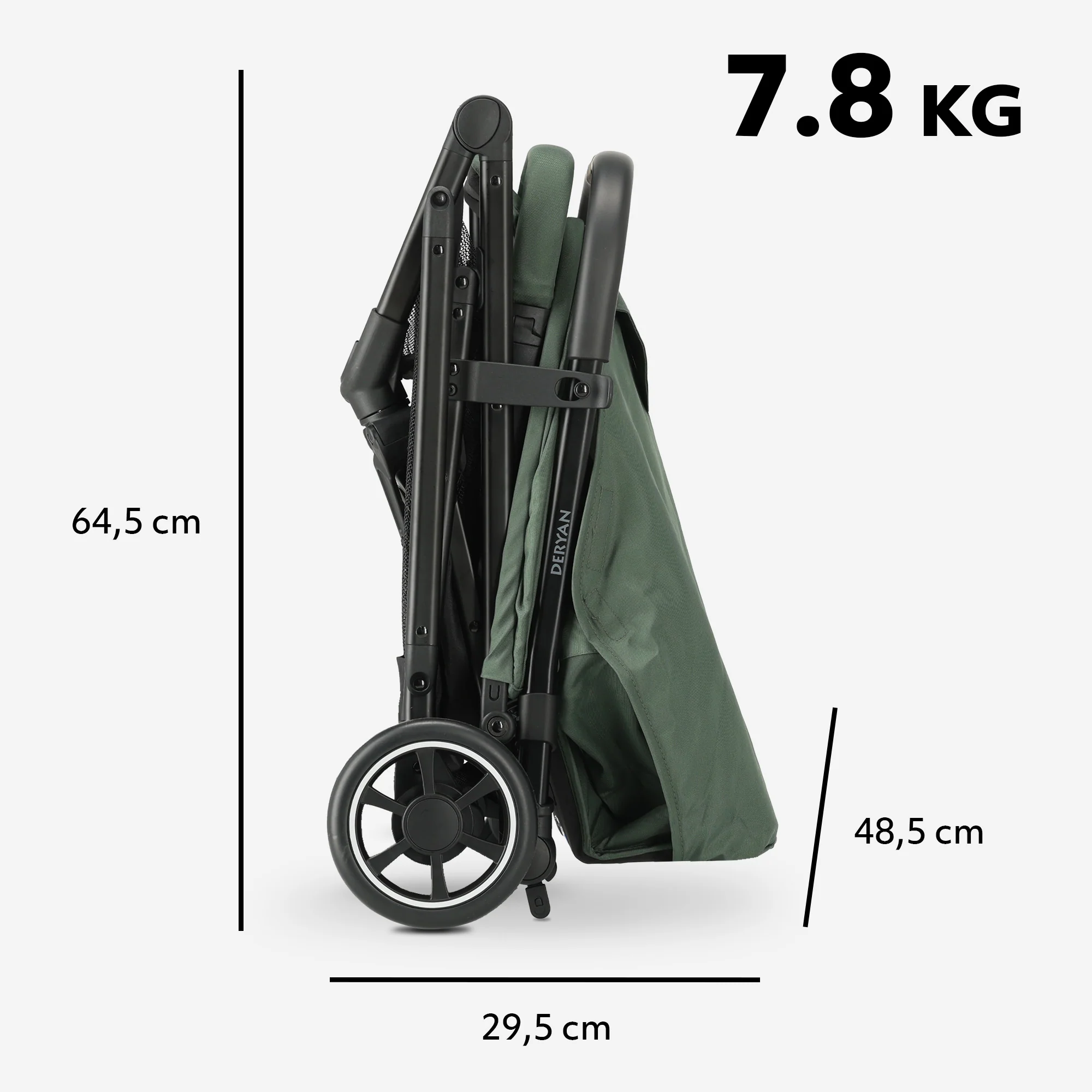 Luxury Easy² Lightweight Stroller - Green - Image 5